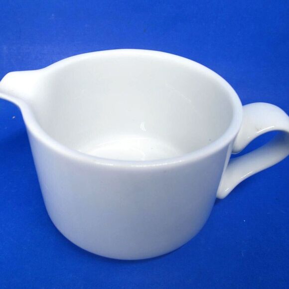 Dansk Bistro Portugal White Creamer 3"T X 4"W - Picture 1 of 12